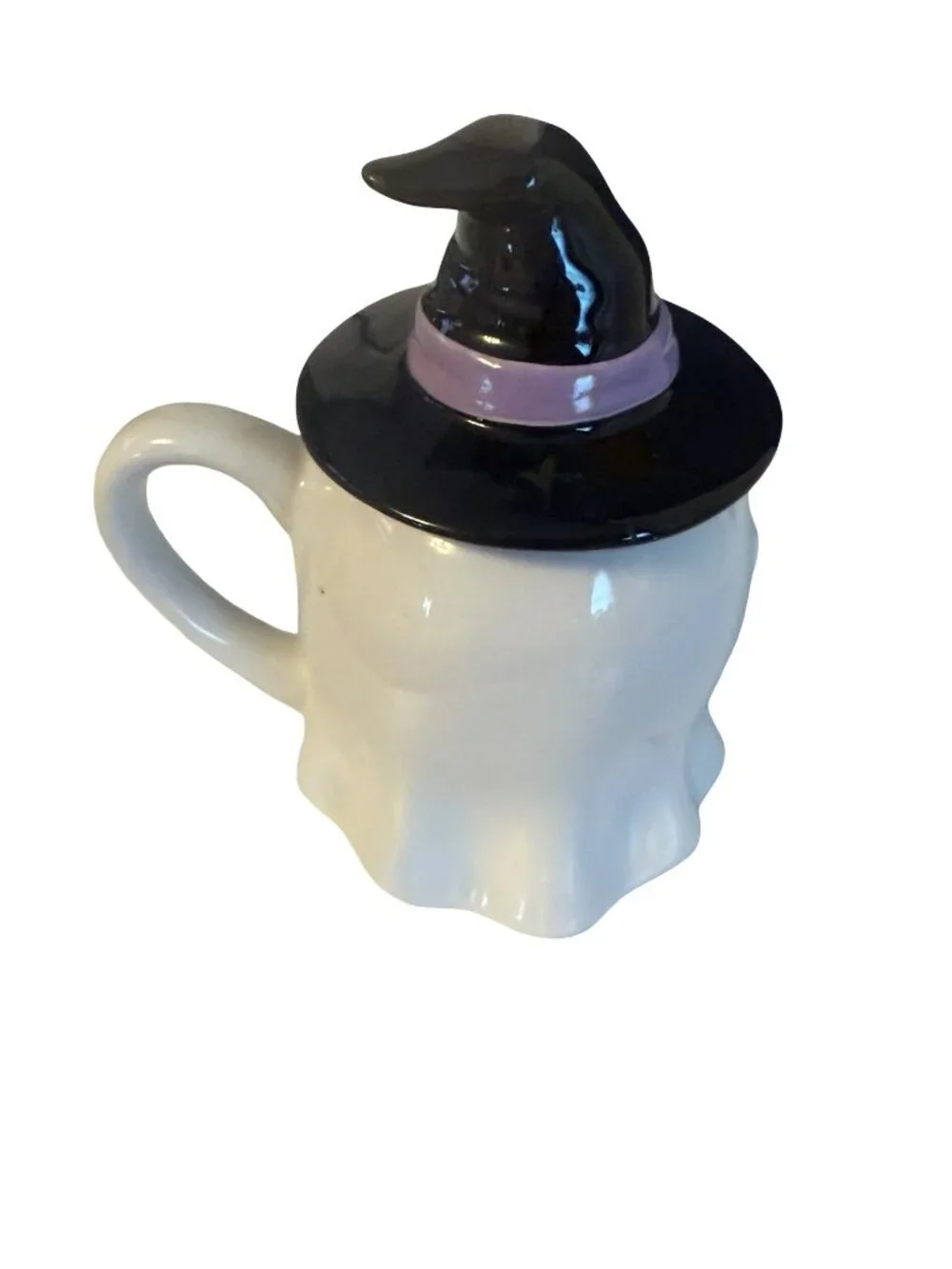Hyde and EEK Boutique Ghost Mug with Witch Hat Lid Halloween Stoneware Target 20